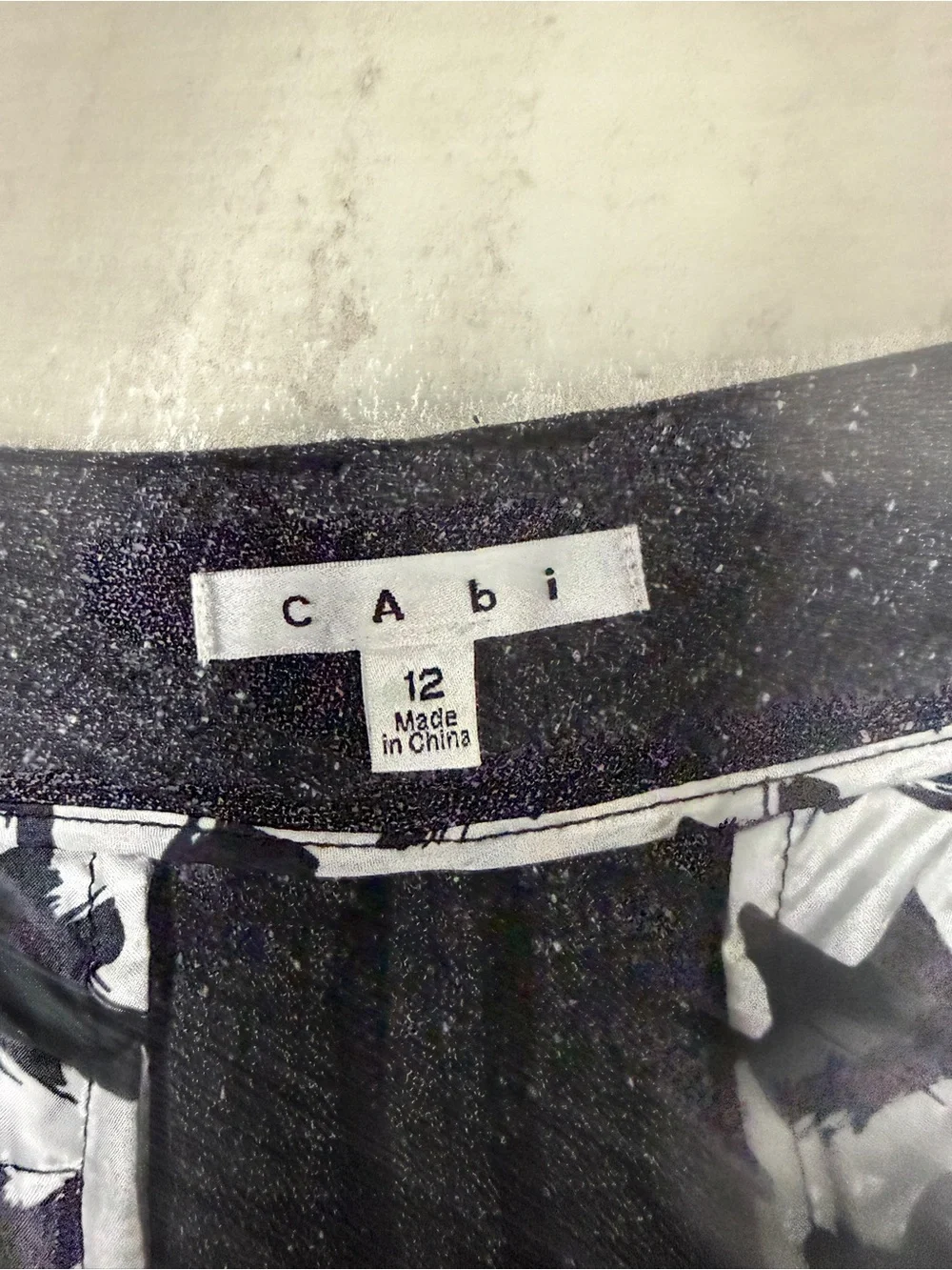 CAbi pants Wide-Leg Gray Dress Pants #230 Speckle trouser tweed pants - Picture 7 of 11